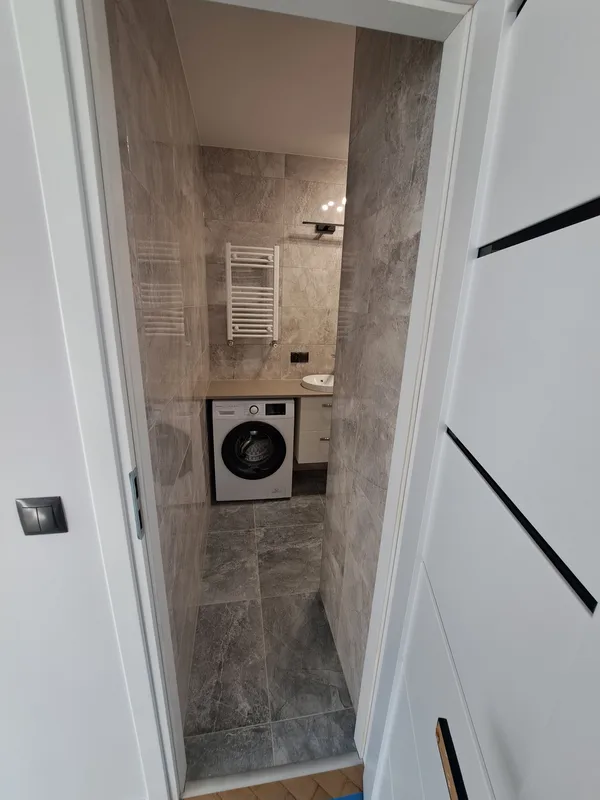 gruntowny remont lazienki katowice efekt koncowy wejscie