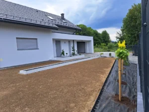 wyrownany teren ogrod trawnik z siewu bielsko biala 2